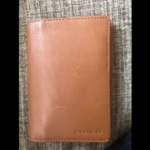 Coach passport holder